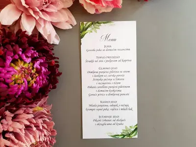 inArt designBrojevi za stolove / Meni