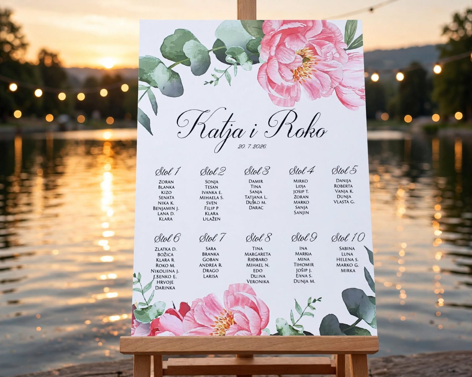 Raspored sjedenja 8 - inArt design